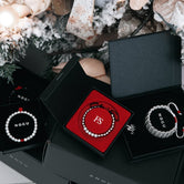 Black Crystal Pave | Santa Charm Bracelet